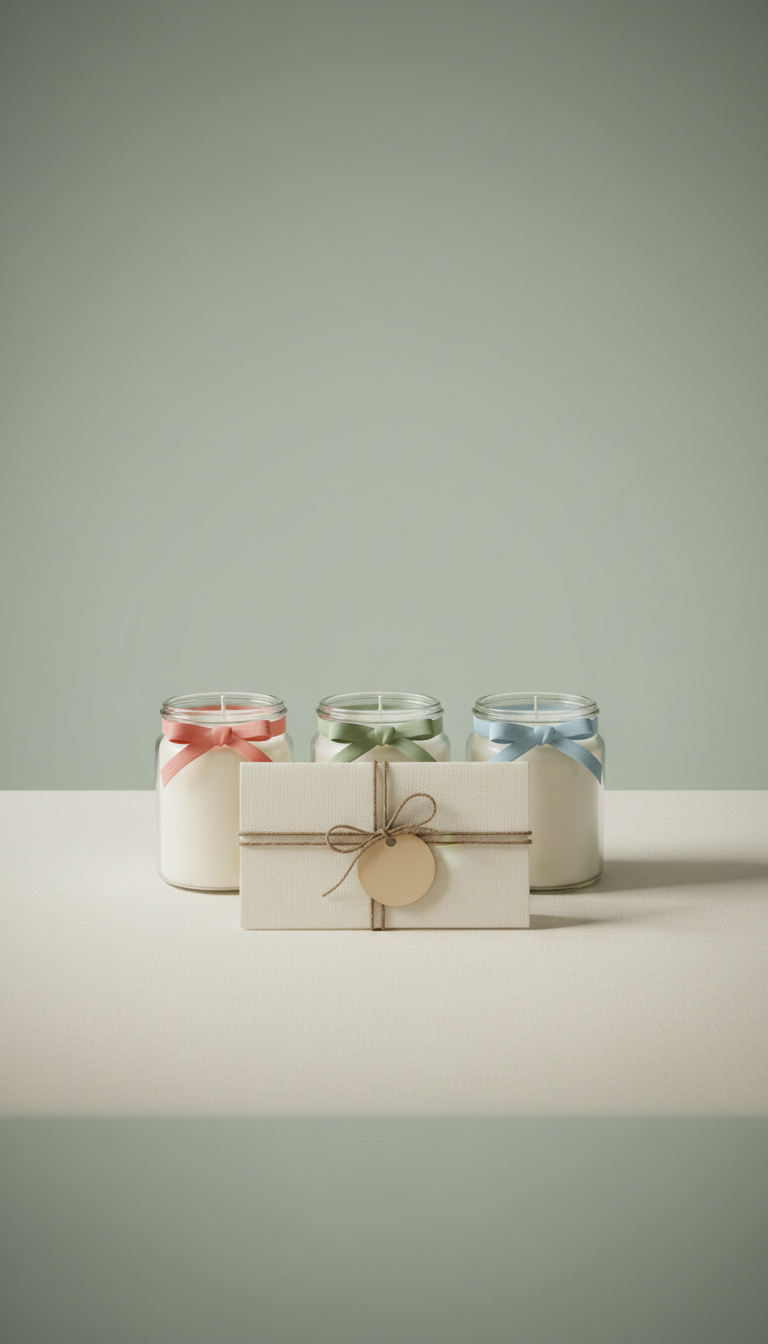 Hand-Poured Soy Candle Gift Set