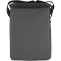 Black Atranvelo cooling bag with a zippered top and adjustable shoulder strap, featuring a durable and cleanable design.