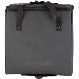 Black Atranvelo cool avs cooling bag featuring sturdy handles and a clean, simple design. Suitable for outdoor activities.