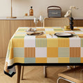 Luxury Velvet Table Cloth – Waterproof Geometric Dining Table Cover