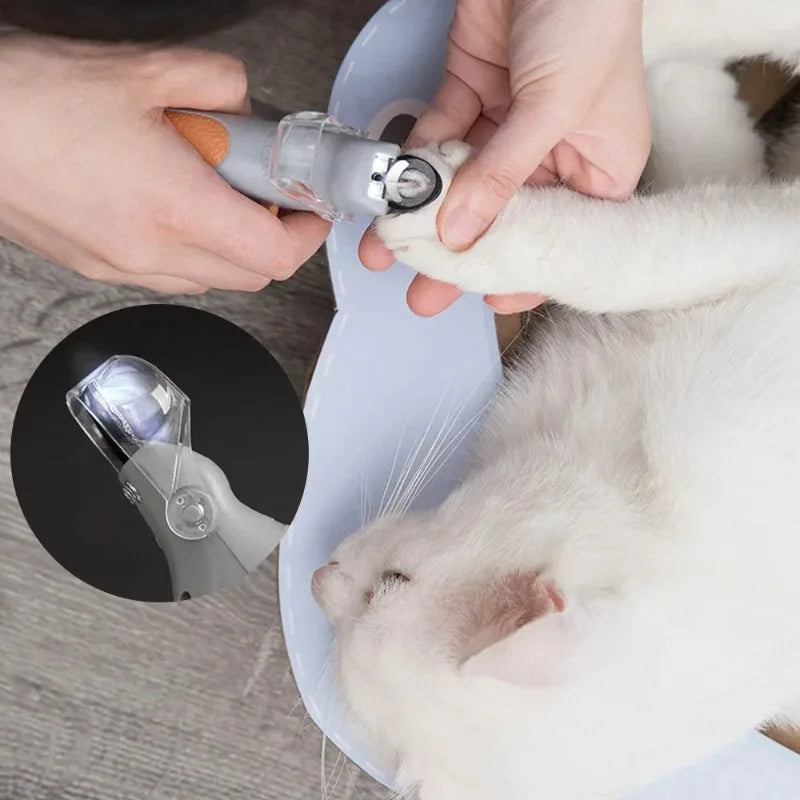LED Pet Nail Clipper – Safe & Precise Claw Trimmer for Cats & Dogs