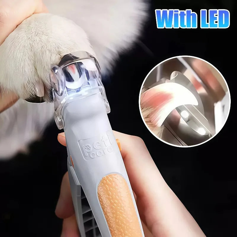 LED Pet Nail Clipper – Safe & Precise Claw Trimmer for Cats & Dogs
