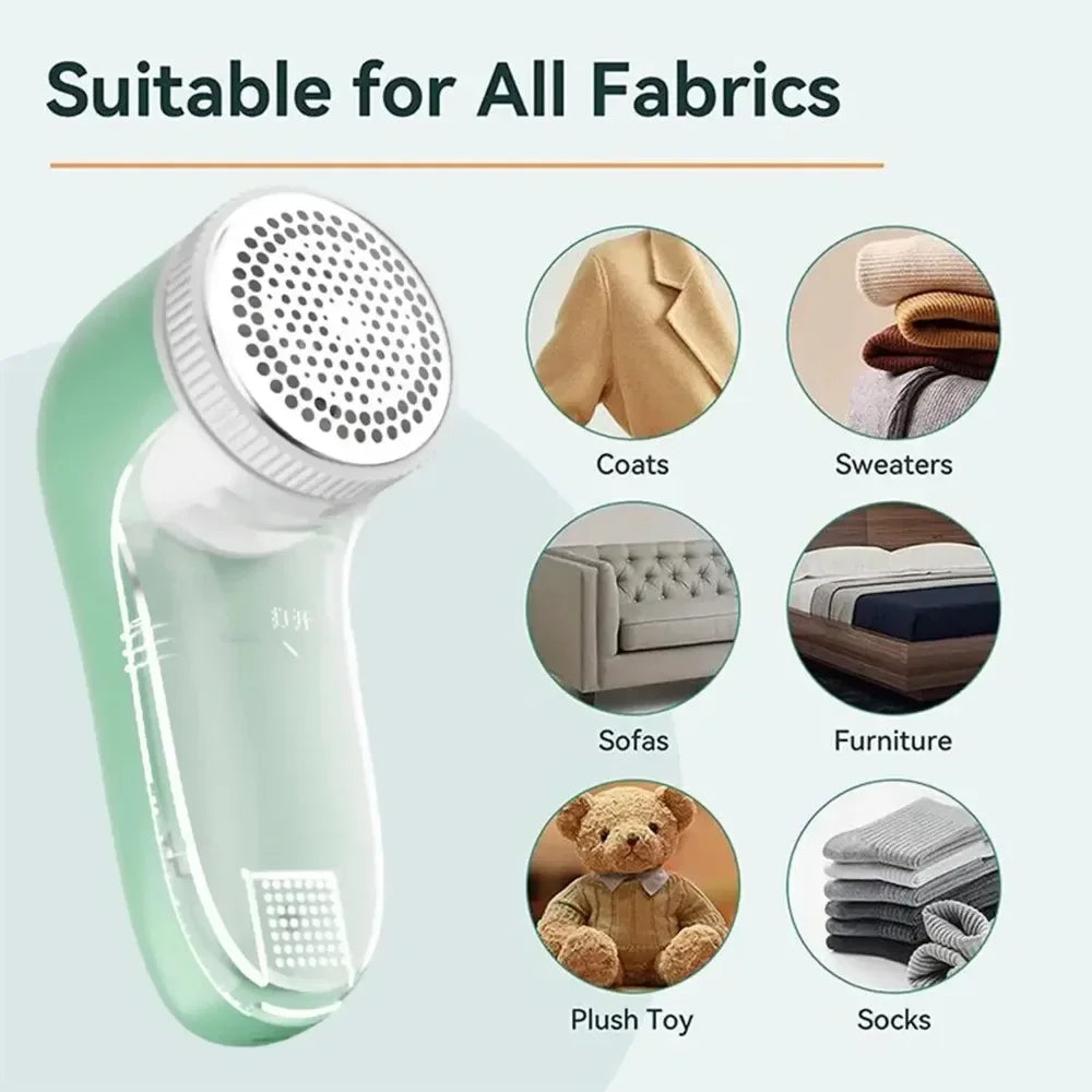 Electric Lint & Pet Hair Remover – Fabric Shaver & Bobble Remover