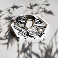Splatter hexagonal trinket dish for entry table, jewellery tray